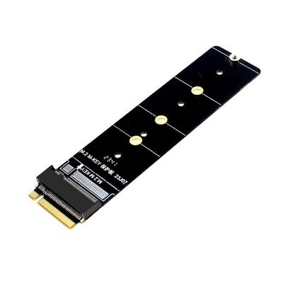 M.2 NVMe M -avaimen suojauspiirilevymuunnin PCIe 4.0 SSD-aseman suojuksen sovittimen tuki 2230 - 2280 Musta