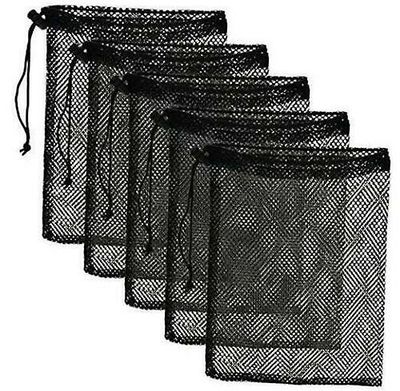 5pcs holdbar nylon mesh snørepose - Mesh Ditty Taske til opbevaring af udstyr