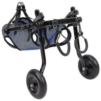 Pet funksjonshemmet hund rullestol scooter justerbar hundevogn med funksjonshemmede bakben gå