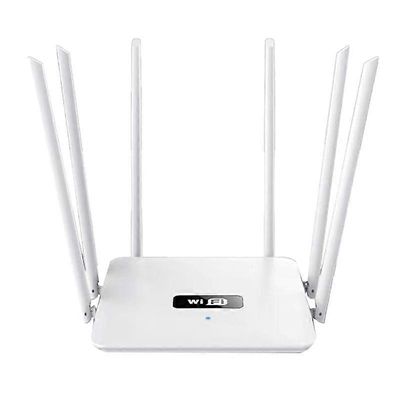 6 antennia WiFi-reititin langaton reititin 2.4G 300Mbps AP / valintatila Wifi-toistin 6 korkean vahvistuksen antennia