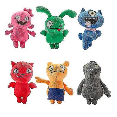 6 pakkaa rumat nuket Luovat hirviöpehmolelut Lasten Halloween-joululahjat