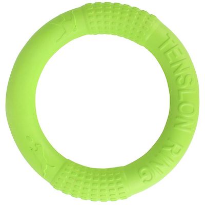 Hund Training Ring Puller Flydende Hund Legetøj Pet Flying Discs Hund Udendørs Interactive Playing Spil Legetøj Grøn L