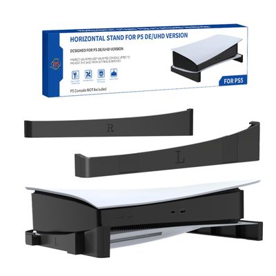 Til PS5-konsolholder Ps5 vandret beslagstativ ps5-basisstativ til tilbehør til PlayStation 5-disk og digitale udgaver HVID