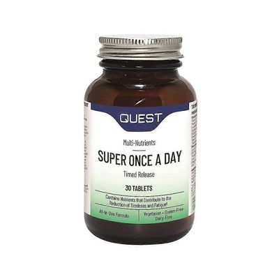 Quest Vitamins Quest vitamiinit Super kerran päivässä ajoitettu julkaisu tabs 30 (601353)