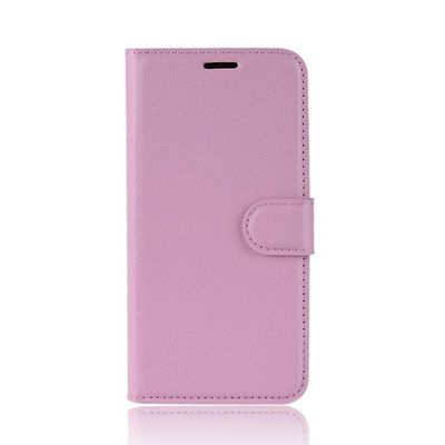 AIR Aftageligt stødsikkert folio læder shell sag til Xiaomi Mi Mix 3 - Pink