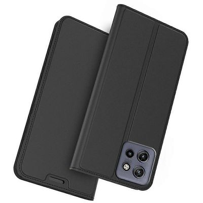 Motorola Edge 50 Neo 5G -kotelolle PU-nahkainen puhelimen kansi kortinpidikkeen magneettisella sulkimella