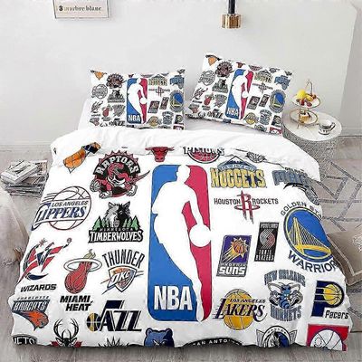 3D Anime Collection Koripalloaiheinen vuodevaatteet harjatulla kankaalla kolmiosainen täydellinen ZX3 Double 200x200cm