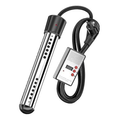Nedsenkningsvannvarmer, 2500w elektrisk bøttevarmer EU-plugg