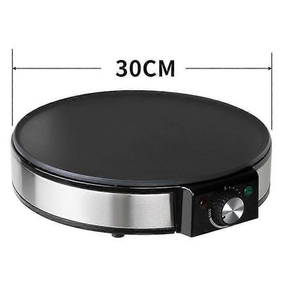 Halkaisijaltaan 30cm sähköinen kreppivalmistaja kotitalous tarttumaton leivinpannu kodinkone pannukakku leivinkone 220v