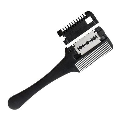 Hår skæring Kam med razor blades Barber Saks Udtynding Frisør
