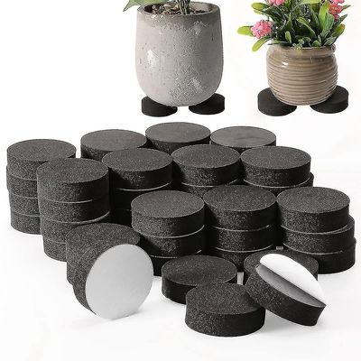 100 kpl 50 kpl kasviruukun jalat nousuputket luonnonkumikukkaruukkumatto näkymättömät ruukunjalat raskaaseen ulkosuunnitelmaan 50MM 10PCS