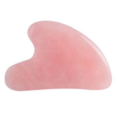 Coosilo Gua Sha Skrabe Massage Tool, Jade Gua Sha Stone Anti aldrende Gua Pink