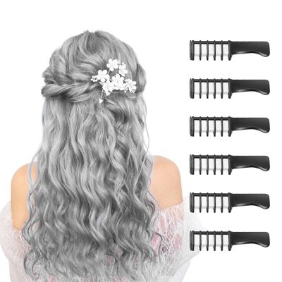 AIR Ny Hair Chalk Comb Midlertidig Bright Hair Color Dye for Piger Kids Alder 4-10 (Hvid)