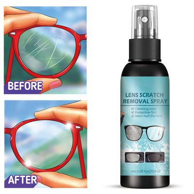 Øyeglass Frontrute Glass Reparasjon Flytende linse Ripefjerning Spray 100 ml