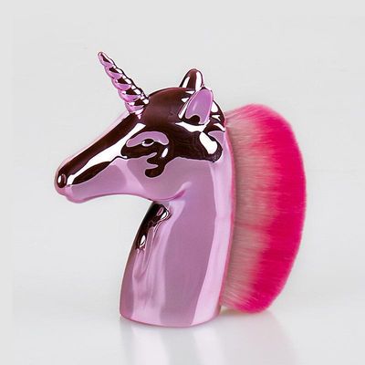 Enhjørning Makeup Brush Rose Guld flerfarvet pensel Pony Hair Nail Brush Skønhed Makeup Tool Pink