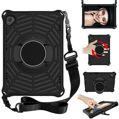 Universal For Lenovo Tab M10 Tb-x505f /tb-x605f / P10 Tb-x705f Spider King Eva beskyttelsesveske med justerbar skulderstropp / holder Svart