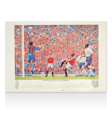 A1 Sporting Memorabilia Andy Cole signerade Manchester United Foto - Diskanten: Del ett - Premiership