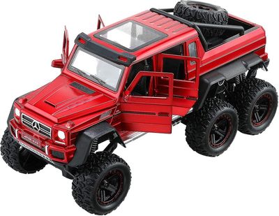 Ubiuo G63 Amg Diecas Off-road malli kuorma-auto 6x6 pyörät kunnostettu lava-auto 1:22 metallinen lelu carblack