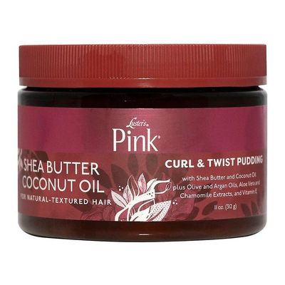 Luster's Pink Lusterin vaaleanpunainen sheavoi kookosöljy curl twist vanukas 11oz
