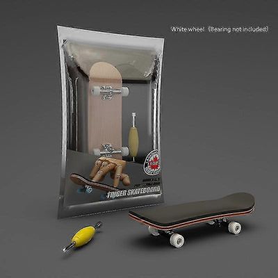 Sormi Skateboard Puinen Fingerboard Lelu Professional Stents Sormi Skate Setti Valkoinen