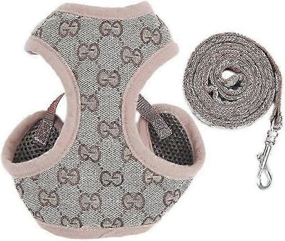 Säädettävät koiran valjaat ja talutushihnasarja - pehmeä verkkopehmustettu liivi, pakosuojattu muotoilu irrotettavalla hihnalla (XS-XL)