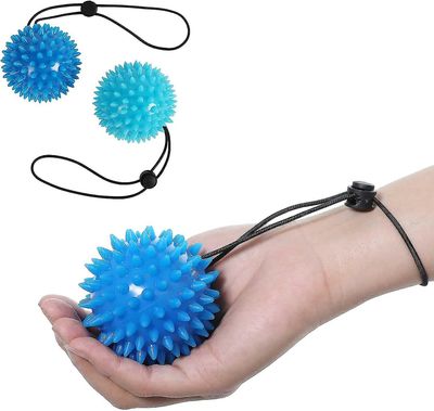 Hand Trainer Finger Trainer - Elte Ball For Hands Therapy sett med 2 Soft Ball Anti-stress Ball Massasje Ball, Styrke Hand Finger trening, Re