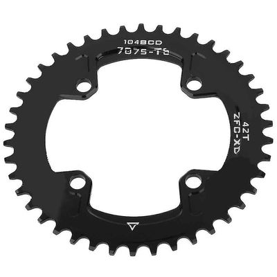 Bcd 104mm 40t/42t smal bred krankdrev enkeltkjettingring for Shimano kranksett Am/xc sykkel