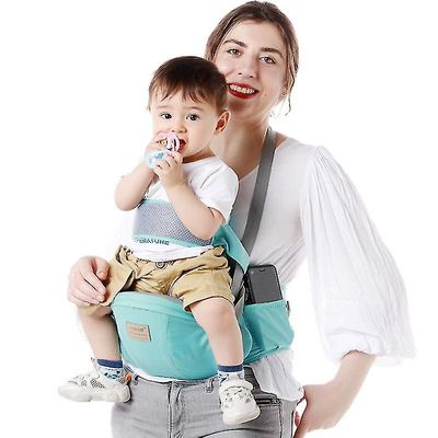 Mikasa Baby Talje Afføring Baby Carrier Hip Sæde til Spædbarn Baby Småbørn Mørkeblå