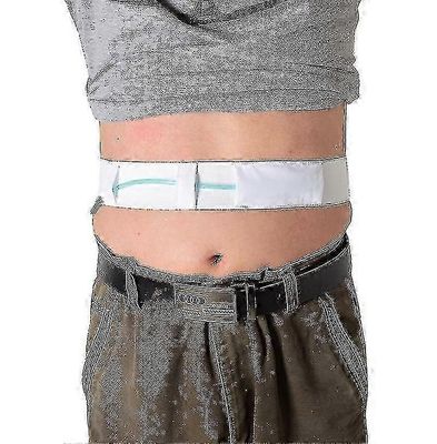 Musta peritaldialyysikanavahihna säädettävä hengittävä vatsan tukivyö M