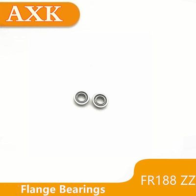 Ægte 10stk/parti Fr188zz Fr188 Zz 6,35x12,7x4,762mm Høj præcision miniature flange bærende dyb rillekugle Helt ny