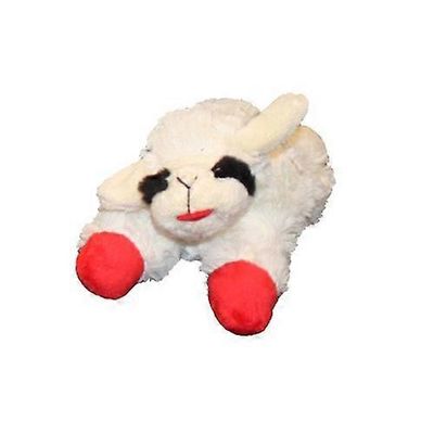 Multipet Lamb Chop Dog Toy 6", 1 Count