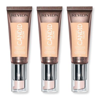 3 x Revlon Photoready Candid Moisture Glow Foundation - 110 Porselen 22ml