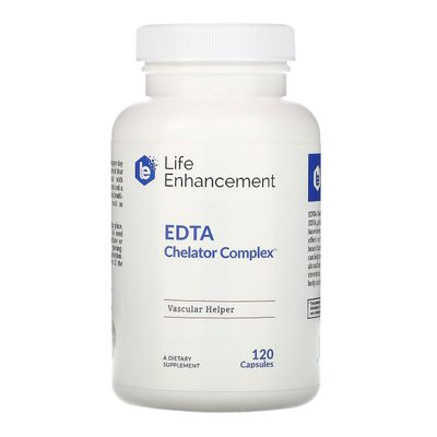 Life Enhancement Livsforbedring, EDTA Chelator Complex, 120 kapsler