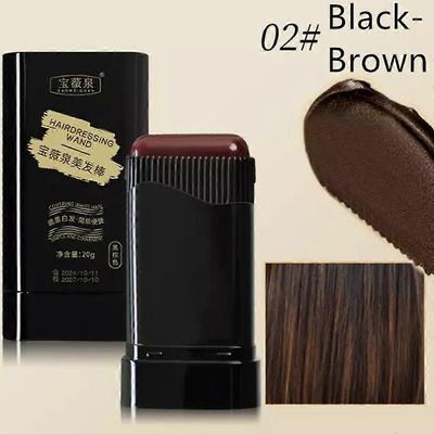 Turvallinen ja kätevä kampa hiusvärille, vedenpitävä ja hikeä kestävä hiusvärikampa ruskea