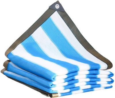 Linkrunning Åndbar skygge netblok UV-stråler Skygge Mesh 90% skygge Netting solcreme til biler Yard drivhusplanter Blomster Pergola (5x5m) Som vist...