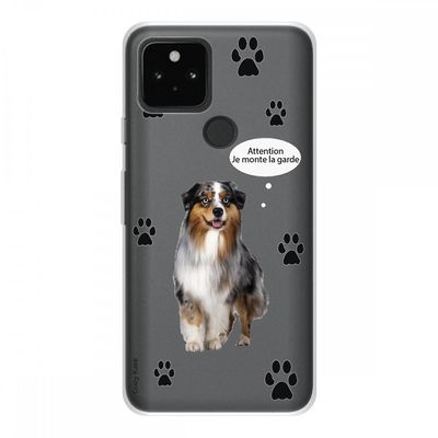 Crazy Kase Shell til Google Pixel 5 blød silikone 1 mm, australsk hyrdehund