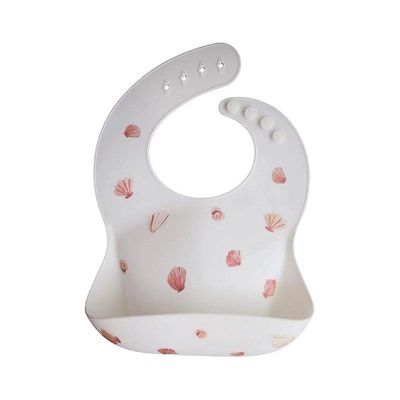 Yunshu Baby silikone Print Halter Hals Fodring Bib FARVE 1