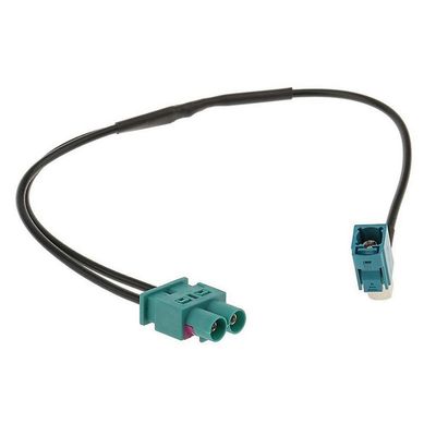 For Rns 510 310 315 Twin Fakra til enkelt Fakra bilradio antenneadapter