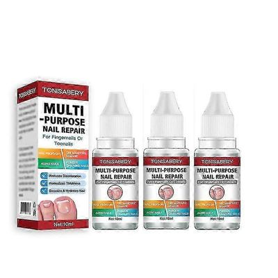 Varpaankynsien sienihoito, kynsien korjaus kynsille, varpaankynnet, vahvista uusia, vaurioituneet ja rikkoutuneet kynnet 3pcs