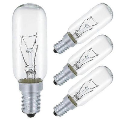 Polttimo liesituulettimelle E14 40w, T25 230v hehkulamppu lämmin valkoinen 2700k himmennettävä, pakkaus 4 - HZ