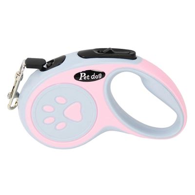 Sisäänvedettävä koiran talutushihna, sisäänvedettävä koiran talutushihna pienille ja keskikokoisille koirille, liukumattomalla kahvalla ja 360 aste...