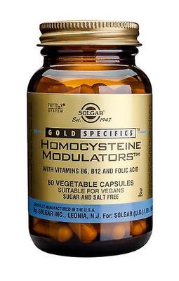 Solgar guld detaljerna homocystein modulatorer vegetabiliska kapslar, 60