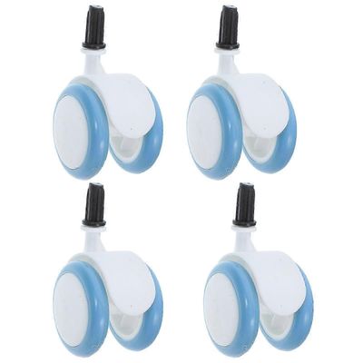 4kpl pyörät pyörät yleiskäyttöiset kävelypyörät korvaavat muoviset kumipyörät lastenrattaisiin leikkikehä kävelytystarvikkeet Multi 9.10X5.60X5.60CM