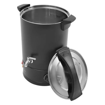 CNCEST 1800W 12L sähköinen kynttilävahasulatin Säädettävä lämpötila Suuri vahasulatinsarja Vahasulatusuunin vahasulatusuuni musta