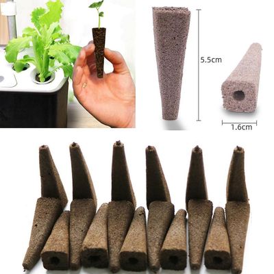 50stk voksende svampfrø Spiring Pod Udskiftning Root Growing Sponge Kit