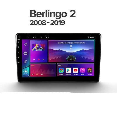 varten Citroen Berlingo 2 B9 2008 - 2019 Autoradio multimediavideosoitin navigointi GPS Android 2din