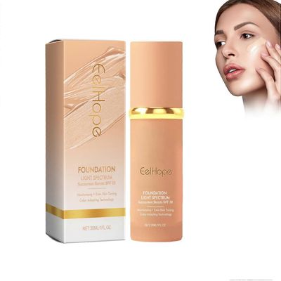 Unbrand Foundation 4 in 1 Light Spectrum SPF50+, kosteuttava keskikokoinen peittävä peitevoide, pitkäkestoinen ja vedenpitävä, kuntosalille, urheil...
