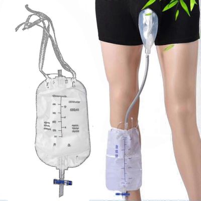 Miesten virtsapussi virtsankeräyspussi Puettavat inkontinenssihousut Miehet, Musta, 1 pakkauskoko: Miehet