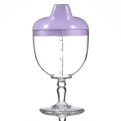 Høj kvalitet Baby Cup Plastic Goblet Party Juice Milk Cup Drikkekopper (lilla)