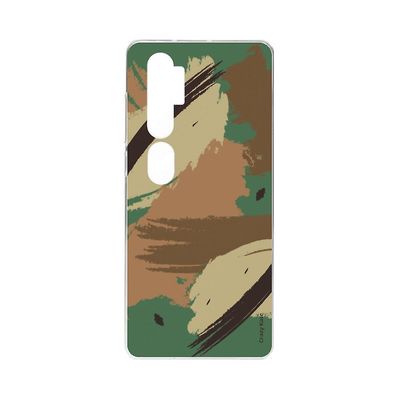 Crazy Kase Skrog til Xiaomi Mi Note 10 Soft Camouflage
